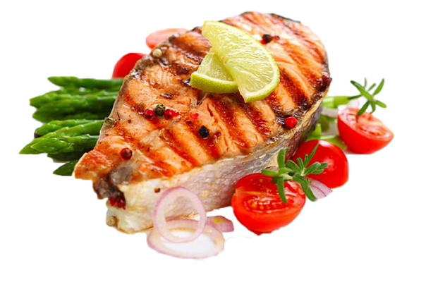 Ilustración de platillos de mariscos